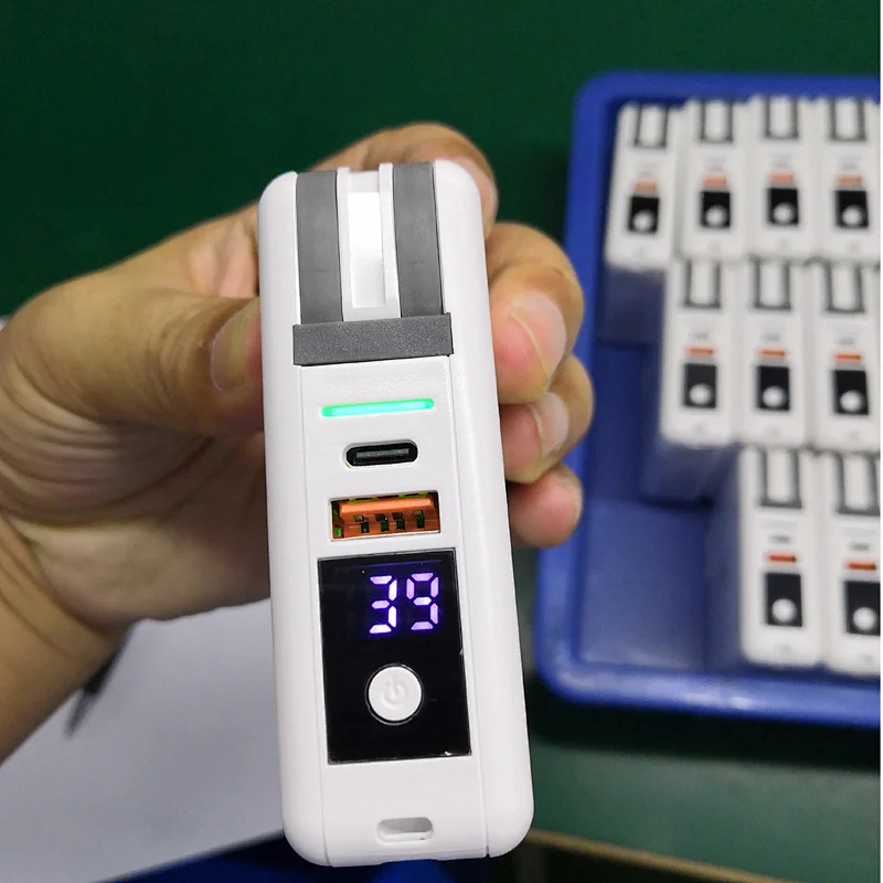 10000mAh 20W PD Power Bank+15W Wireless Charger+Worldwide Travel Charger+Integrated Cables