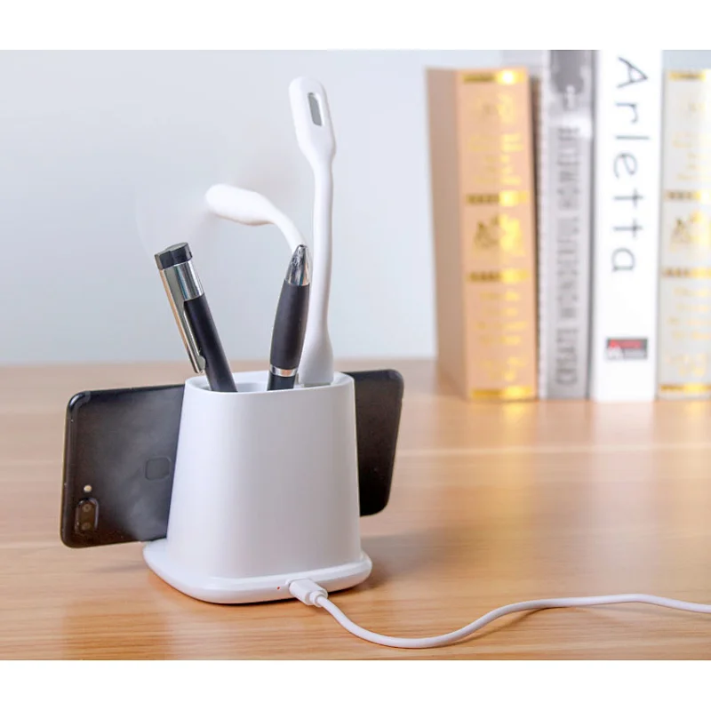 5W 3 In 1 Wireless Mobile Phone Charger Pad Fast Charge Wireless Charger Stand