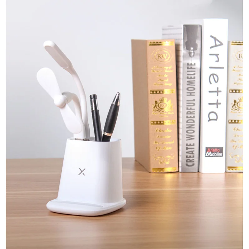 5W 3 In 1 Wireless Mobile Phone Charger Pad Fast Charge Wireless Charger Stand