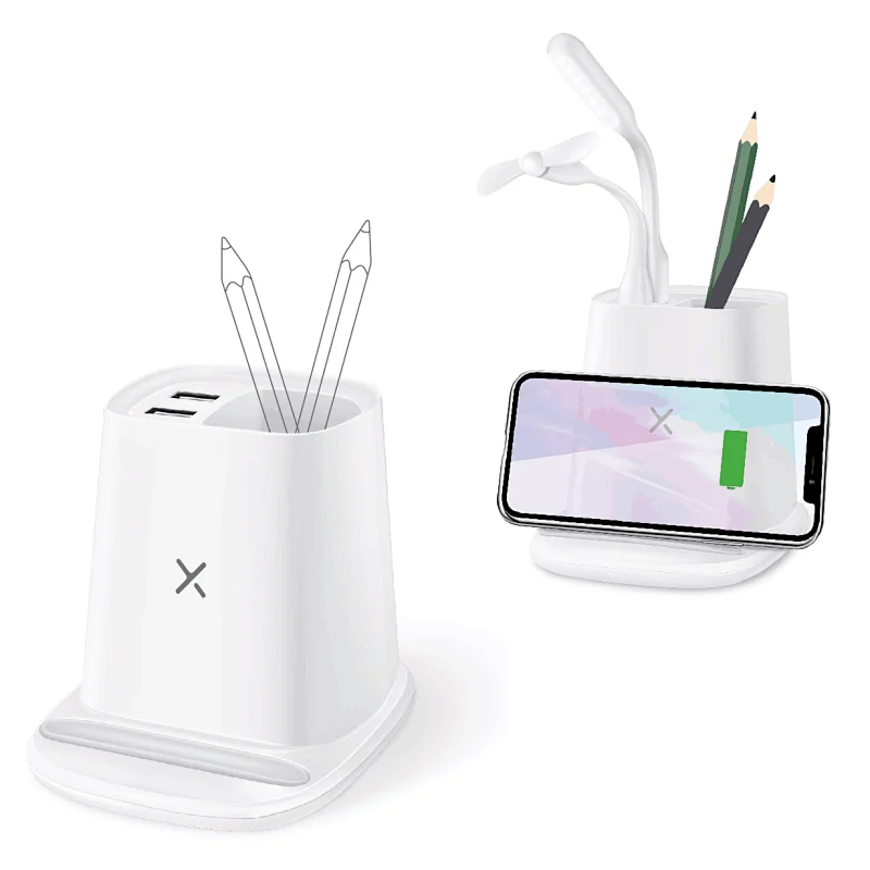 5W 3 In 1 Wireless Mobile Phone Charger Pad Fast Charge Wireless Charger Stand