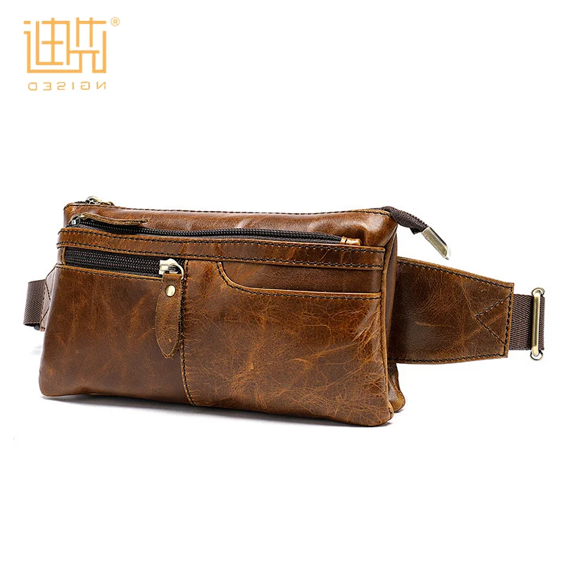 Manufacturers customized new best selling products cowhide leather waist bag