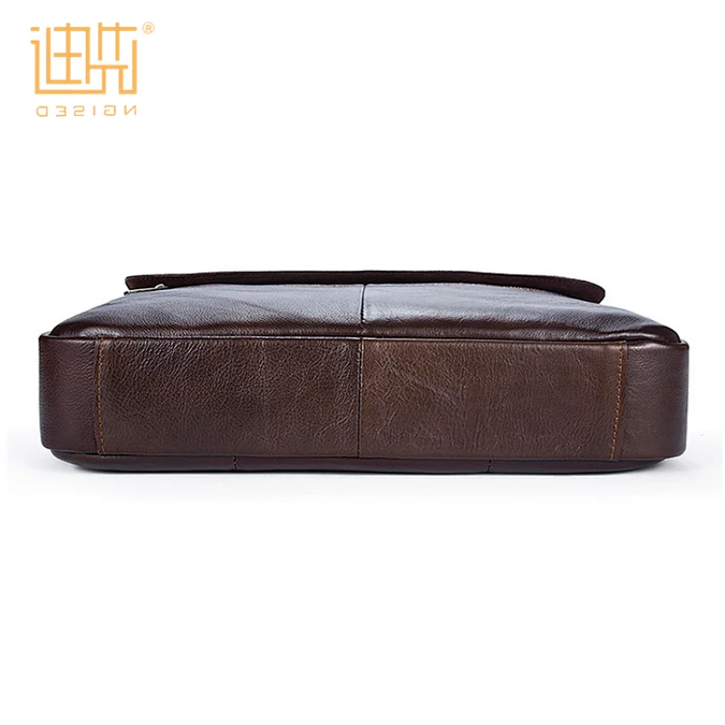 Wholesale customized high capacity cowhide leather durable men leather briefcase
