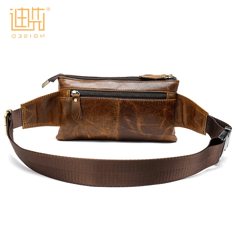 Manufacturers customized new best selling products cowhide leather waist bag