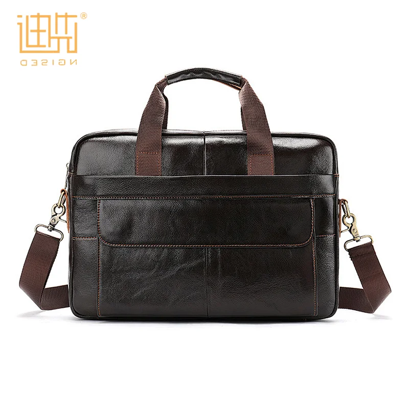 Best price brand new popular high quality laptop bag genuine cowhide leather briefcase