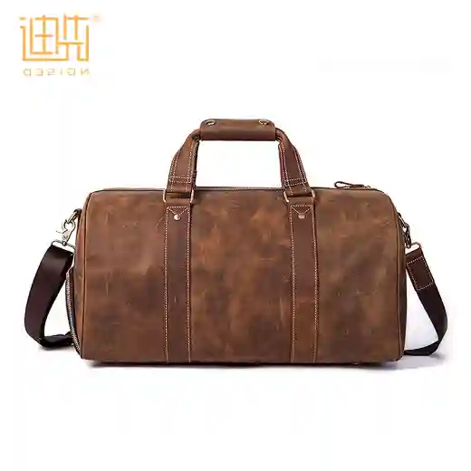 leather duffel travel bag