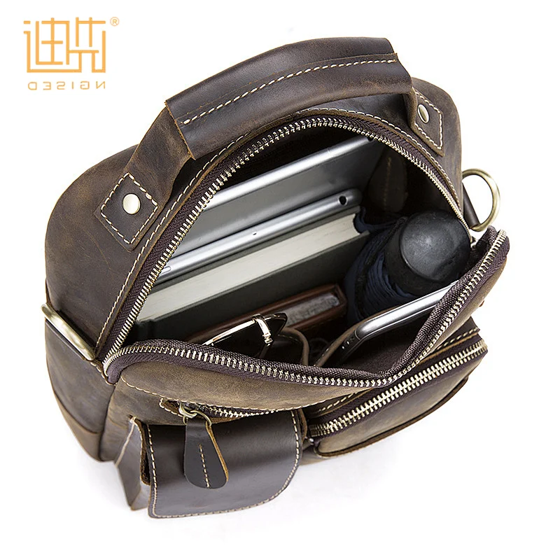 New trendy beautiful handmade cowhide leather adjustable crossbody shoulder bag