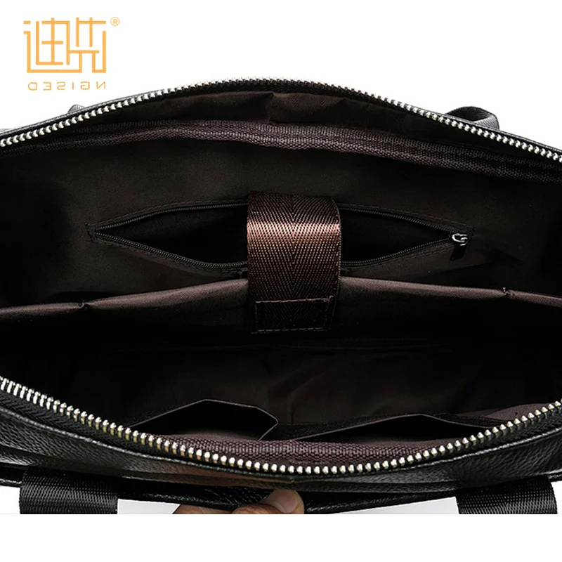 Best price brand new popular high quality laptop bag genuine cowhide leather briefcase