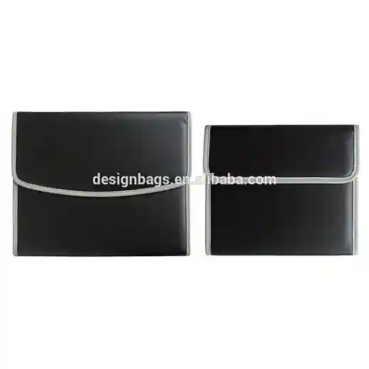 file folder with magnetic snap button