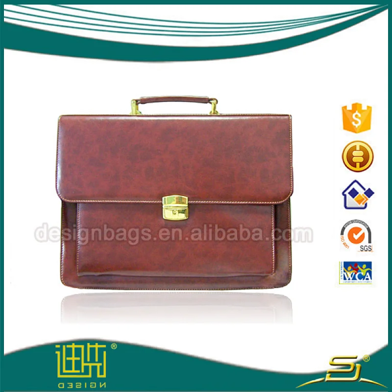 Custom lawyer briefcase pu leather briefcases