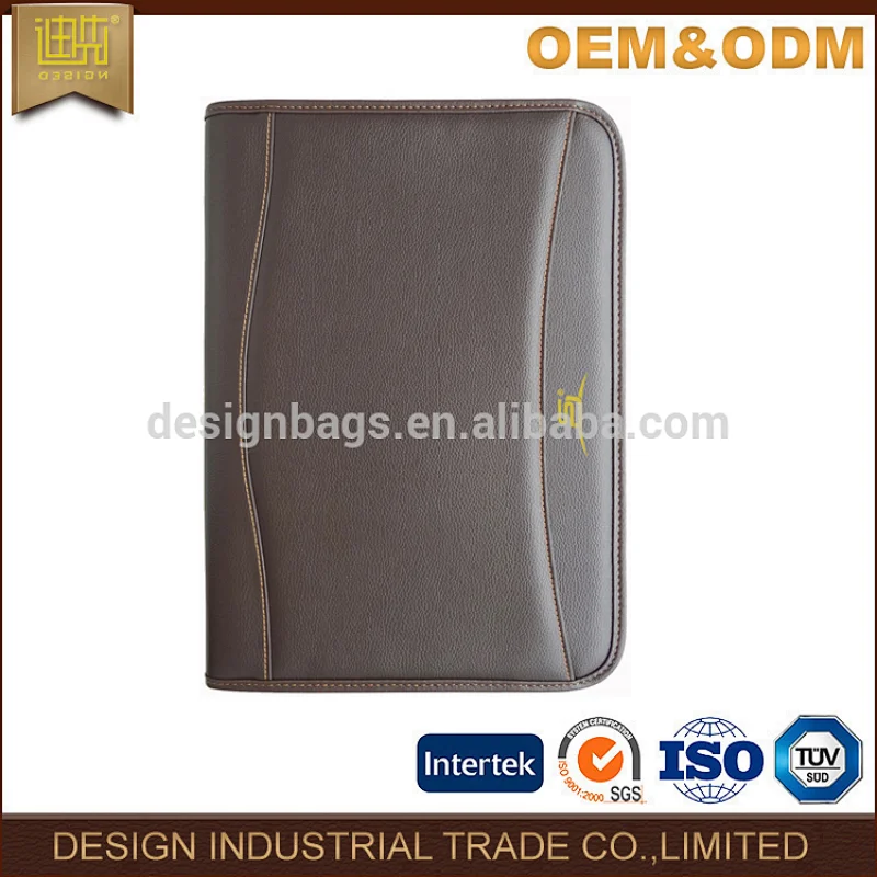 Manufacturer a4 file folder zipper portfolio folder