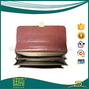 Custom lawyer briefcase pu leather briefcases