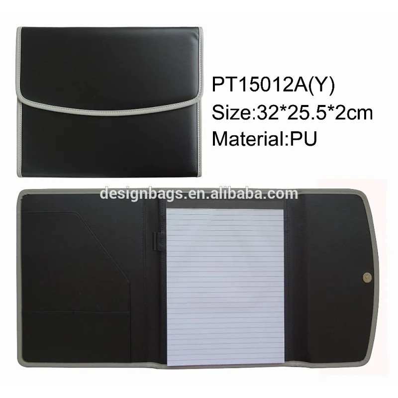 Expanding travel document organizer file folder with magnetic snap button