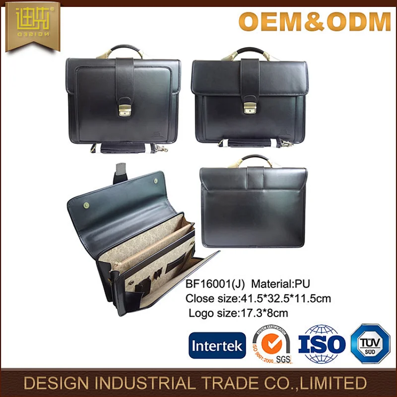 China wholesale fashion laptop briefcase high quality cheap Pu leather laptop bag