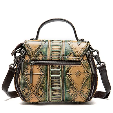 Online shopping detachable shoulder strap embossing retro luxury women crossbody bag