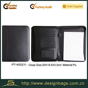 Filling product leather file foler with calculator