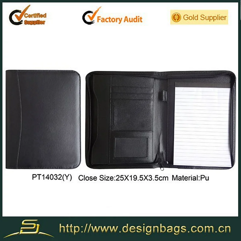 Filling product leather file foler with calculator