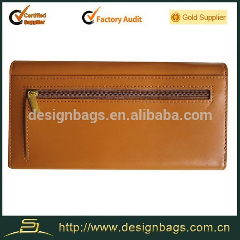 Soft clutch wallet genuine leather travel wallet