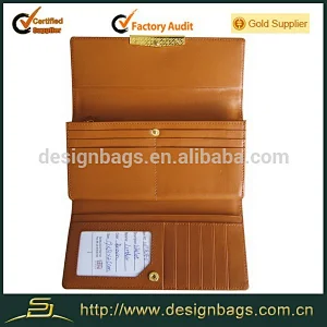 Soft clutch wallet genuine leather travel wallet