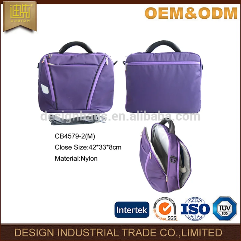 New style custom logo fashion handmade nylon laptop bag