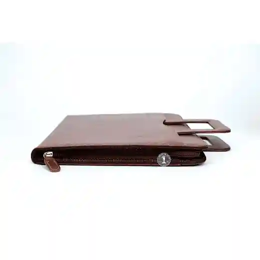cartera de cuero a4 para hombres