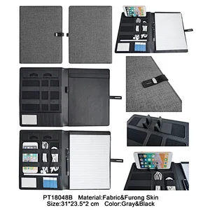 Factory Direct Sales high quality PU leather portfolio for business daily office