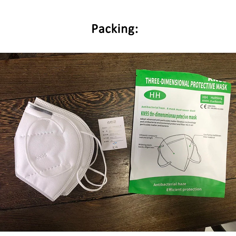 3 Layer Protection Elastic Ear Loop Dust Filter Safety Disposable Fask Mask