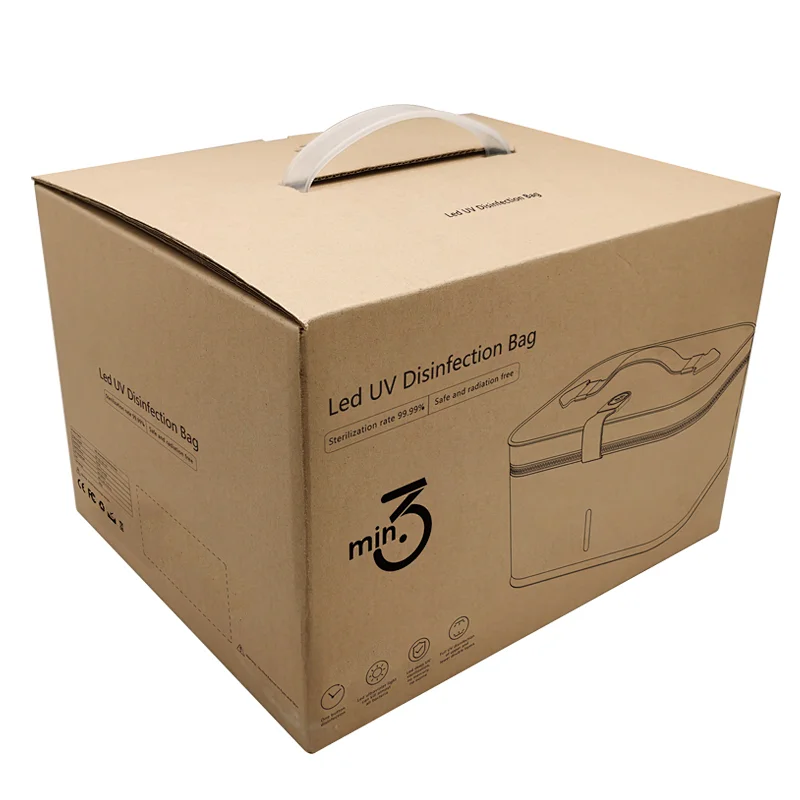 Portable multifunctional bag led uv sterilizing disinfection package for eyeglasses and mobile phone sterilizer