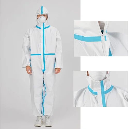 PPE High Antibacterial Reusable Plastic Closures Isolation suit Protective Clothing