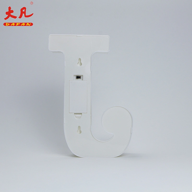J Christmas led light room light ring with letter design plastic light 3d led letter sign