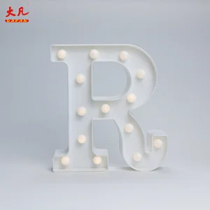 R电池供电的led灯设计灯圣诞装饰led字母标志字母灯