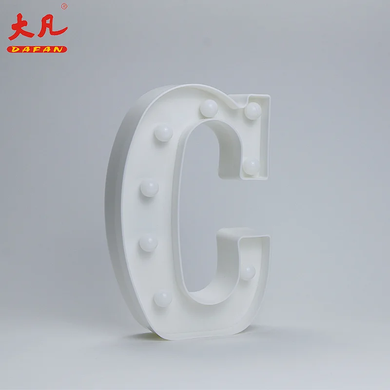 C led灯装饰婚礼照明词灯led信件灯标志字母
