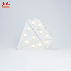 Diamond birthday wedding marquee plastic light battery decoration led light cube solar letter box light wedding marquee