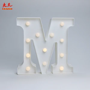 M best selling led lights Christmas lights led plastic light cube letter board alphabet letters