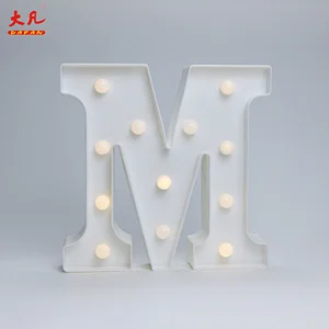 M热卖led灯圣诞灯led塑料灯立方字母板字母