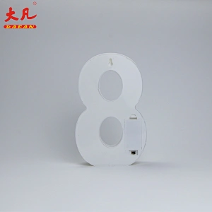 8 plastic letter light sign light decoration for festival,wedding,party room night light