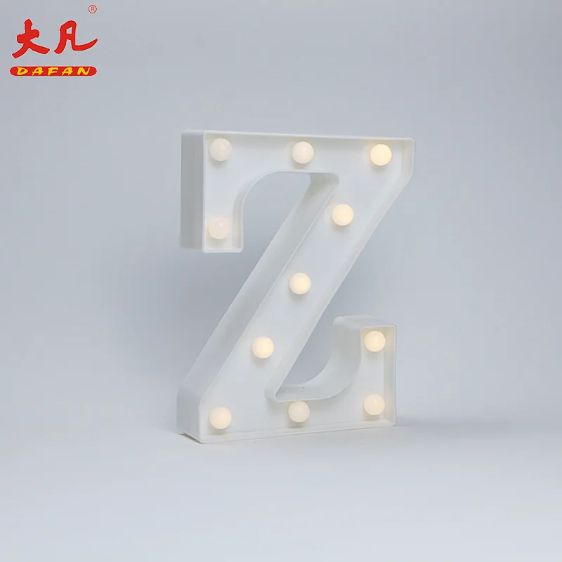 Z电池灯环带字母设计塑料舱壁灯字灯字母灯