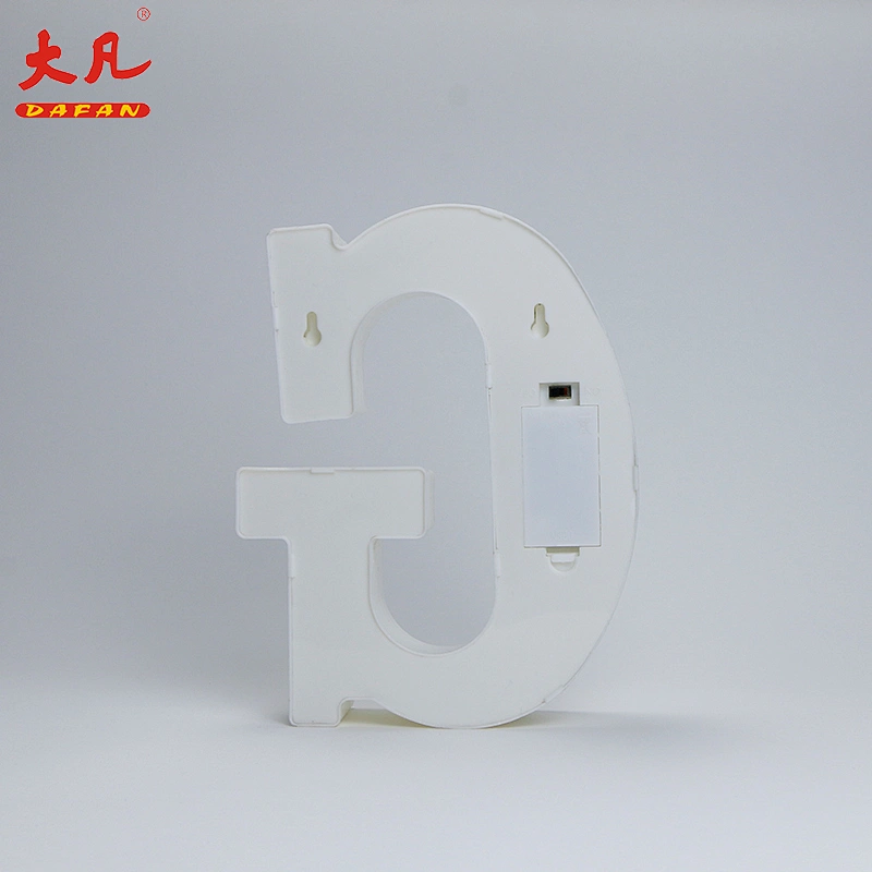 G letter ring plastic light cube led decorative lights alphabet letters battery led light