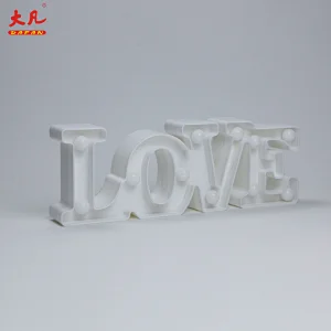 爱形状圣诞字母灯装饰led灯节日装饰字幕字母灯标志
