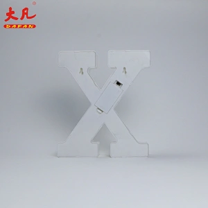 X led light table decoration room light solar letter box light 3d letter sign
