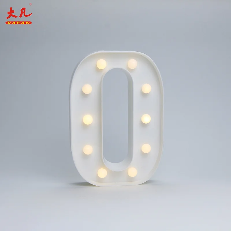 O型led装饰灯适用于婚庆电池设计灯亚克力led灯字母led字母灯