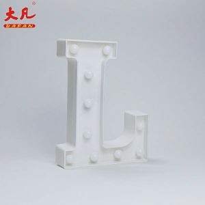 L Christmas decoration light battery operated led lamp plastic light box word light