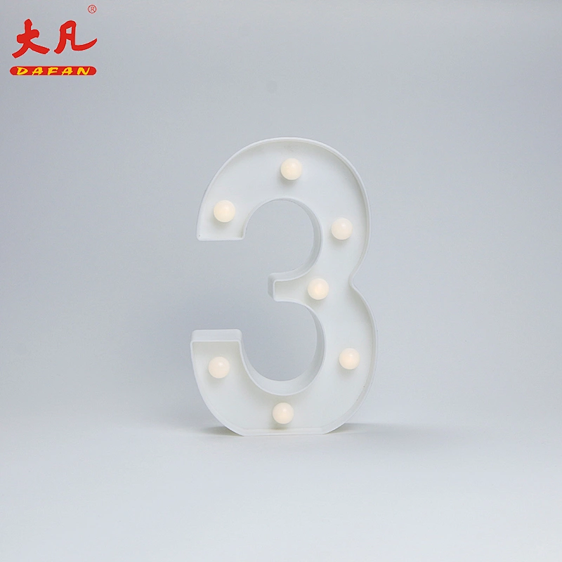 3 Shape LED Alphabet Lamp Plastic Letter Light Sign For All Festivals,Wedding,Party Decorative Night Light