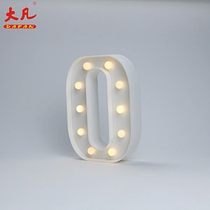 O led decoration light for wedding battery design lamp acrylic led light letter led letter light