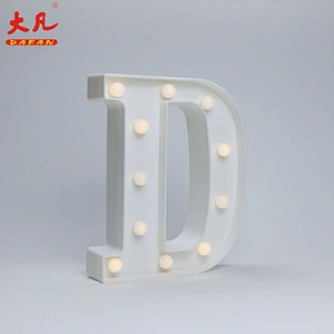 D led Christmas led light decorative light led sign letter battery letter light