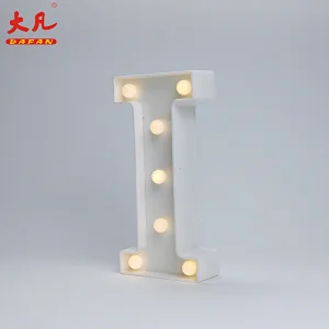 I圣诞节led灯室光环与字母设计塑料灯3d led字母标志
