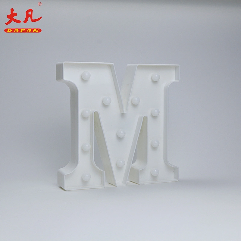 M best selling led lights Christmas lights led plastic light cube letter board alphabet letters