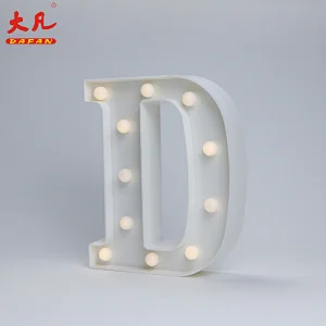 D led圣诞led灯装饰灯led标志字母电池字母灯