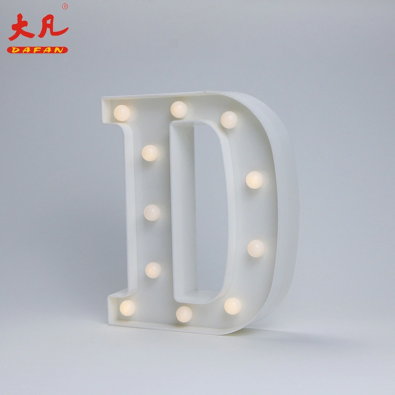 D led Christmas led light decorative light led sign letter battery letter light
