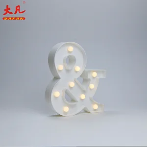 ＆环用字母设计塑料灯箱照明led字母pvc字母字母led灯