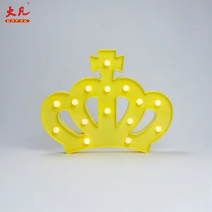 皇冠圣诞装饰设计灯led塑料灯字幕字母灯信